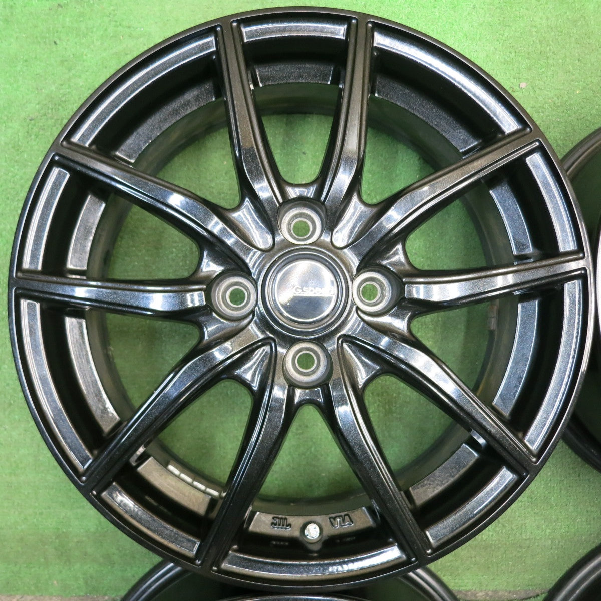 4本価格★G.speed 15インチ ホイール Gスピード 15×5.5J PCD100/4H★6062406HAホ