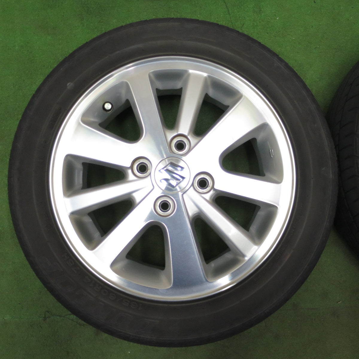 キレイ★スズキ DA17W エブリイ ワゴン 純正 165/60R14 ダンロップ SP SPORT 230 14インチ PCD100/4H★6052004NGノ