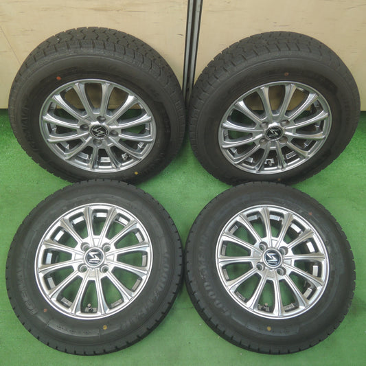 *送料無料* バリ溝!22年!キレイ!9.5分★スタッドレス 175/70R14 グッドイヤー アイスナビ7 Strategy ストラテジー 14インチ PCD100/4H★4070405SYス