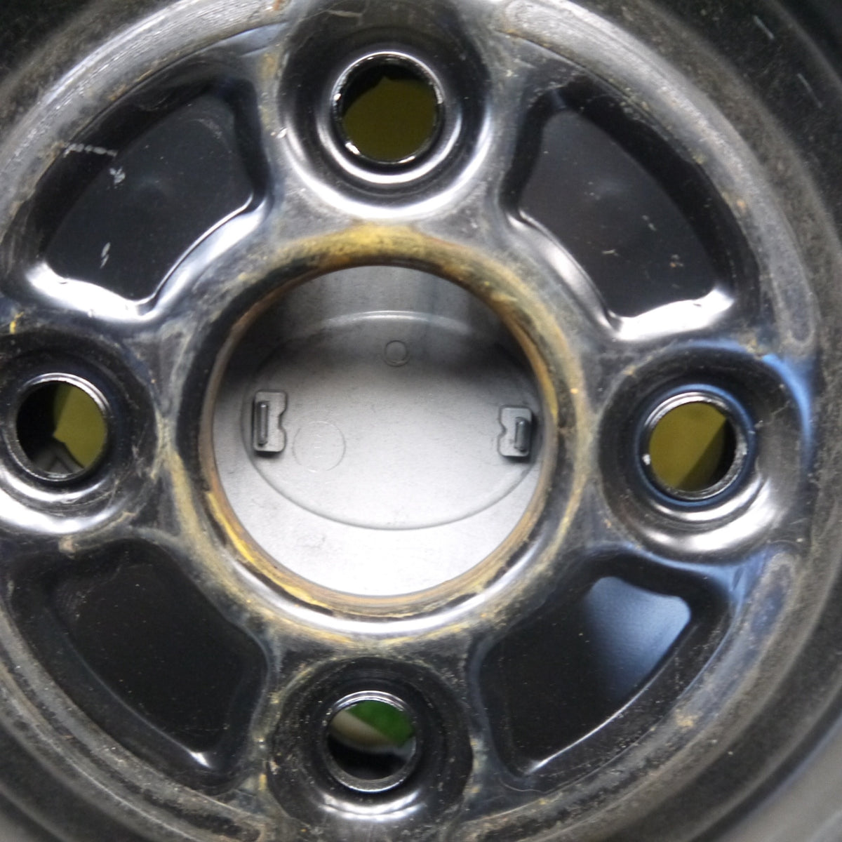 キレイ！2本◎トヨタ NHP10 アクア S スタイルブラック 純正 スチール 185/60R15 ダンロップ エナセーブ EC300+ PCD100/4H◎6091402Hノ