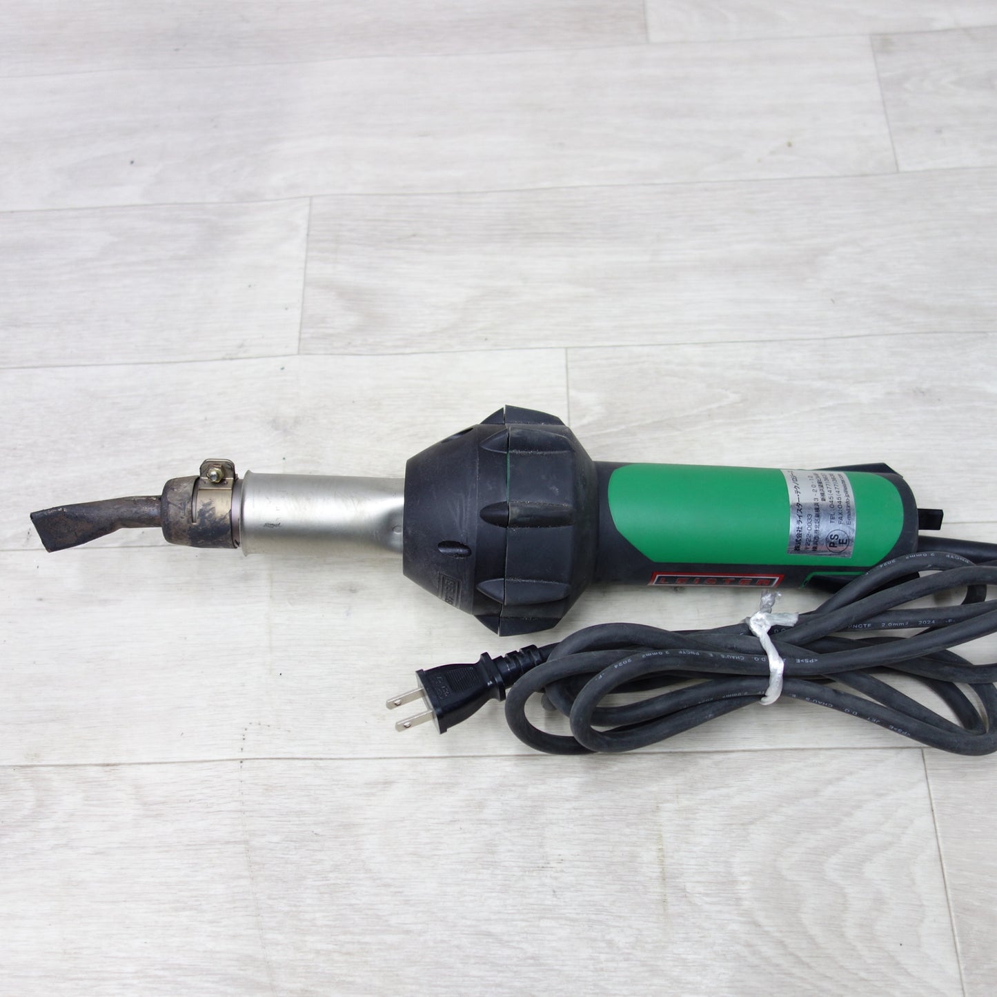 [送料無料] 付属品付き◆LEISTER ライスター ヒート ガン ホット ガン 熱風 溶接機 トリアック ST 141.230 ケース付き 電動 工具 (2)◆