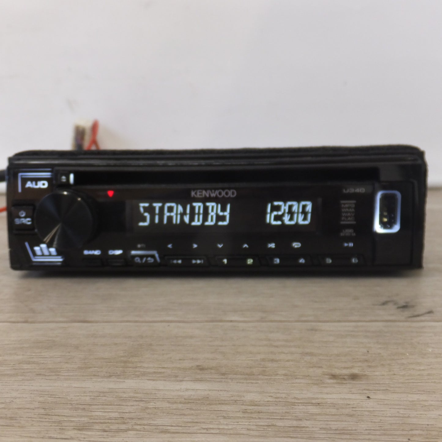 [送料無料] ★ケンウッド KENWOOD ディスプレイオーディオ CDレシーバー U340W(37)★