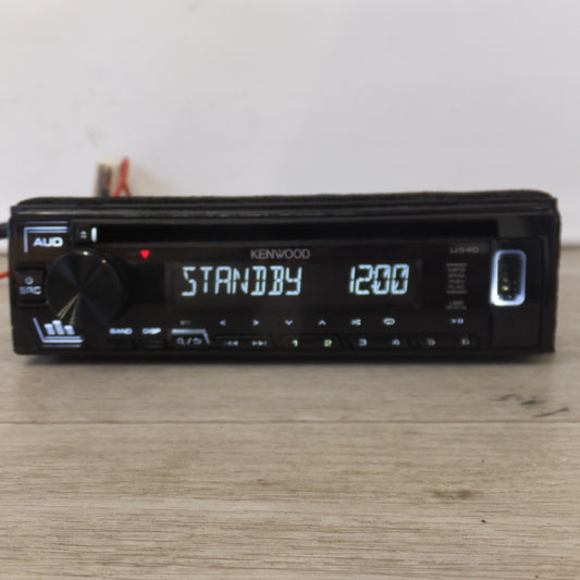 [送料無料] ★ケンウッド KENWOOD ディスプレイオーディオ CDレシーバー U340W(37)★