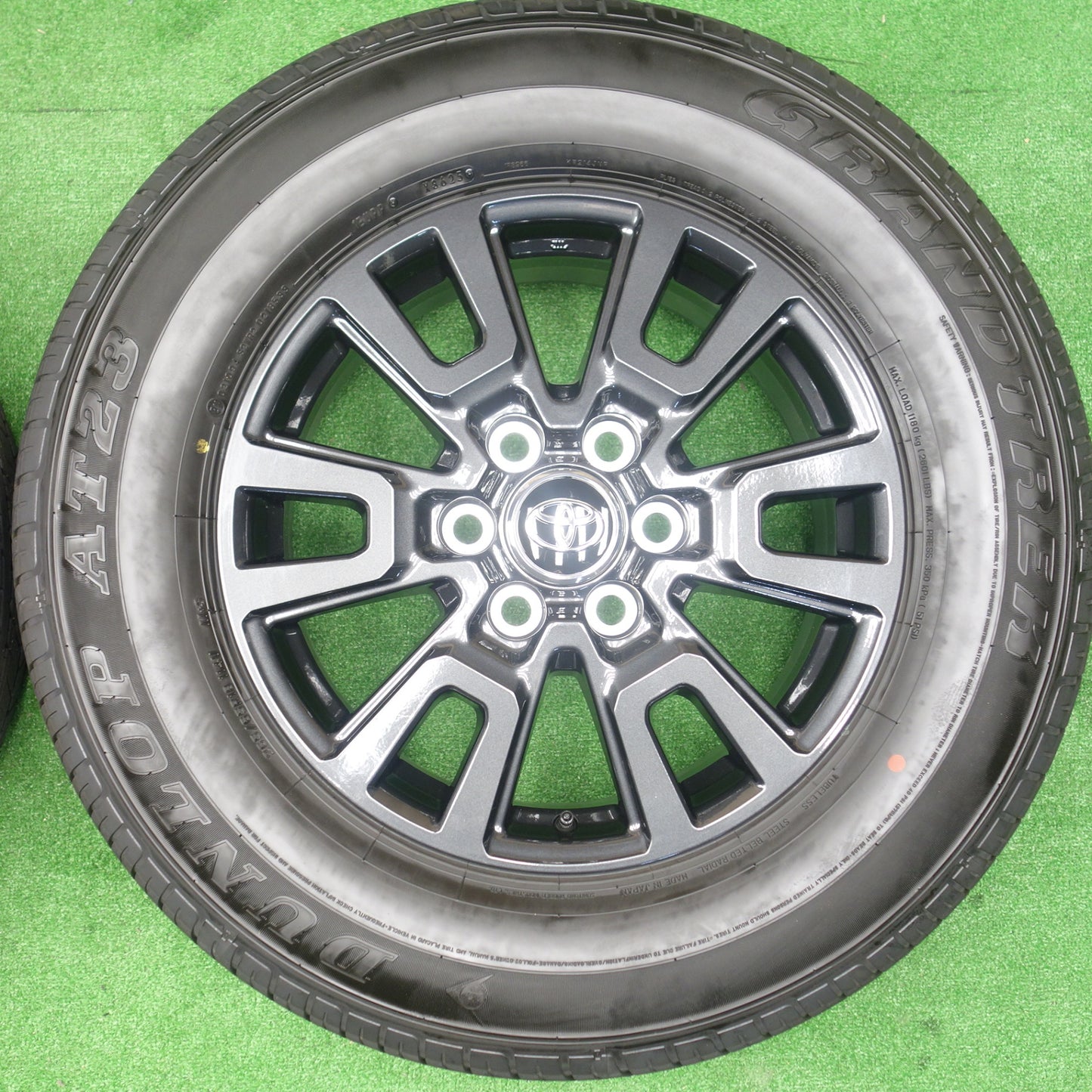新車外し！25年★トヨタ ランクル 250 VX 純正 265/65R18 ダンロップ AT23 グラントレック 18インチ PCD139.7/6H★5122204KTノ