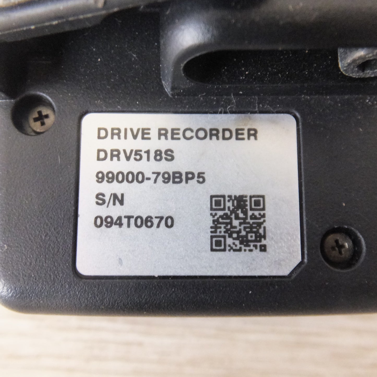[送料無料] ★ケンウッド製 スズキ SUZUKI 純正 ドライブレコーダー DRV518S 99000-79BP5[65]★