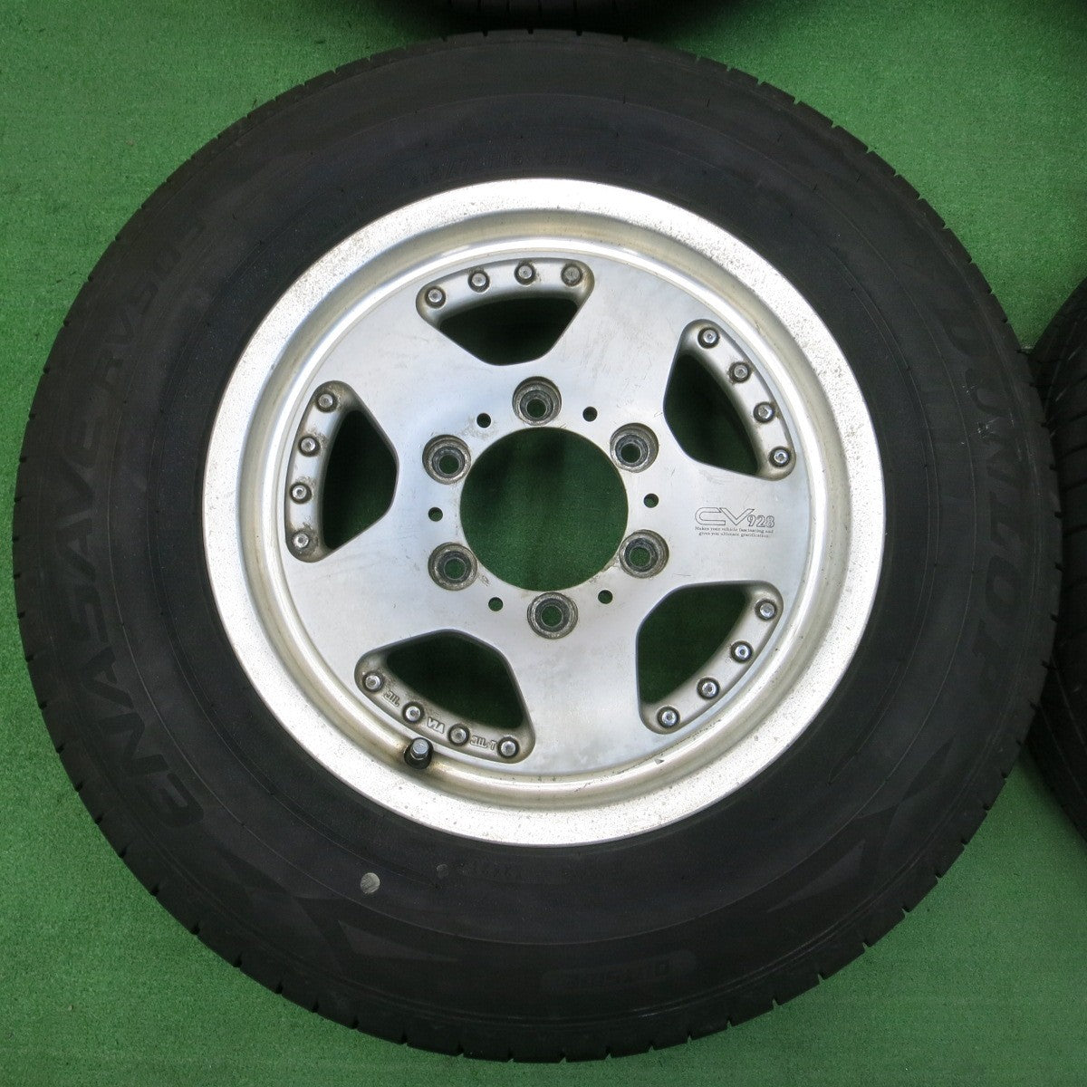 *送料無料* バリ溝！21年！9.5分★レジアスエース等 215/70R15 ダンロップ エナセーブ RV505 CV928 15インチ PCD139.7/6H★4033008イノ