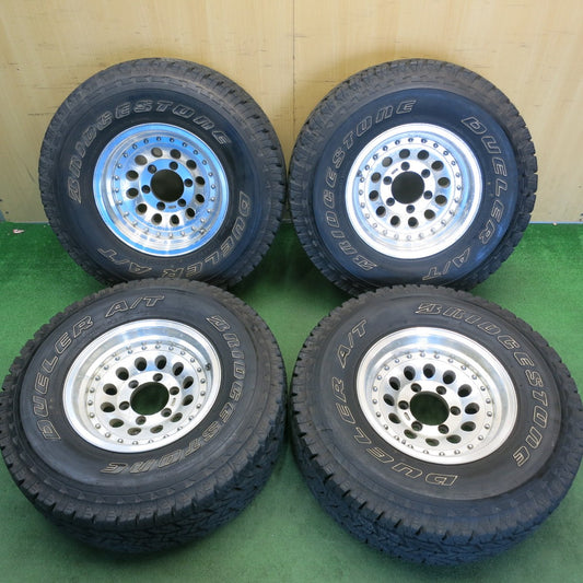 バリ溝！9.5分★31×10.50R15 LT 6PR ブリヂストン デューラー A/T 694 社外 アルミ レンコン ホイール 15インチ PCD139.7/6H★6051401HAノ