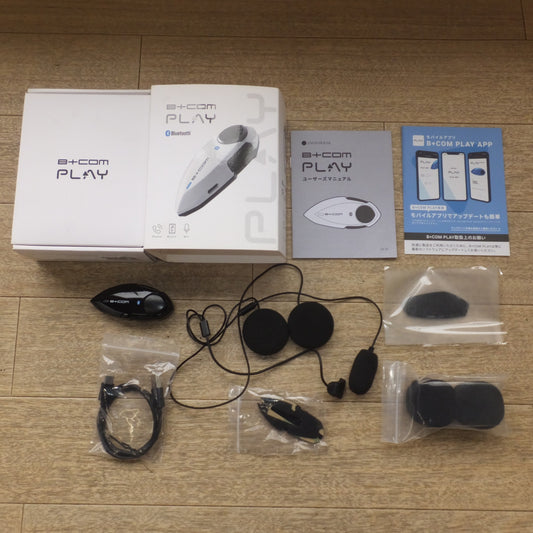[送料無料] 美品★サインハウス SYGN HOUSE バイク用 Bluetoothインカム B+COM PLAY ブラック★