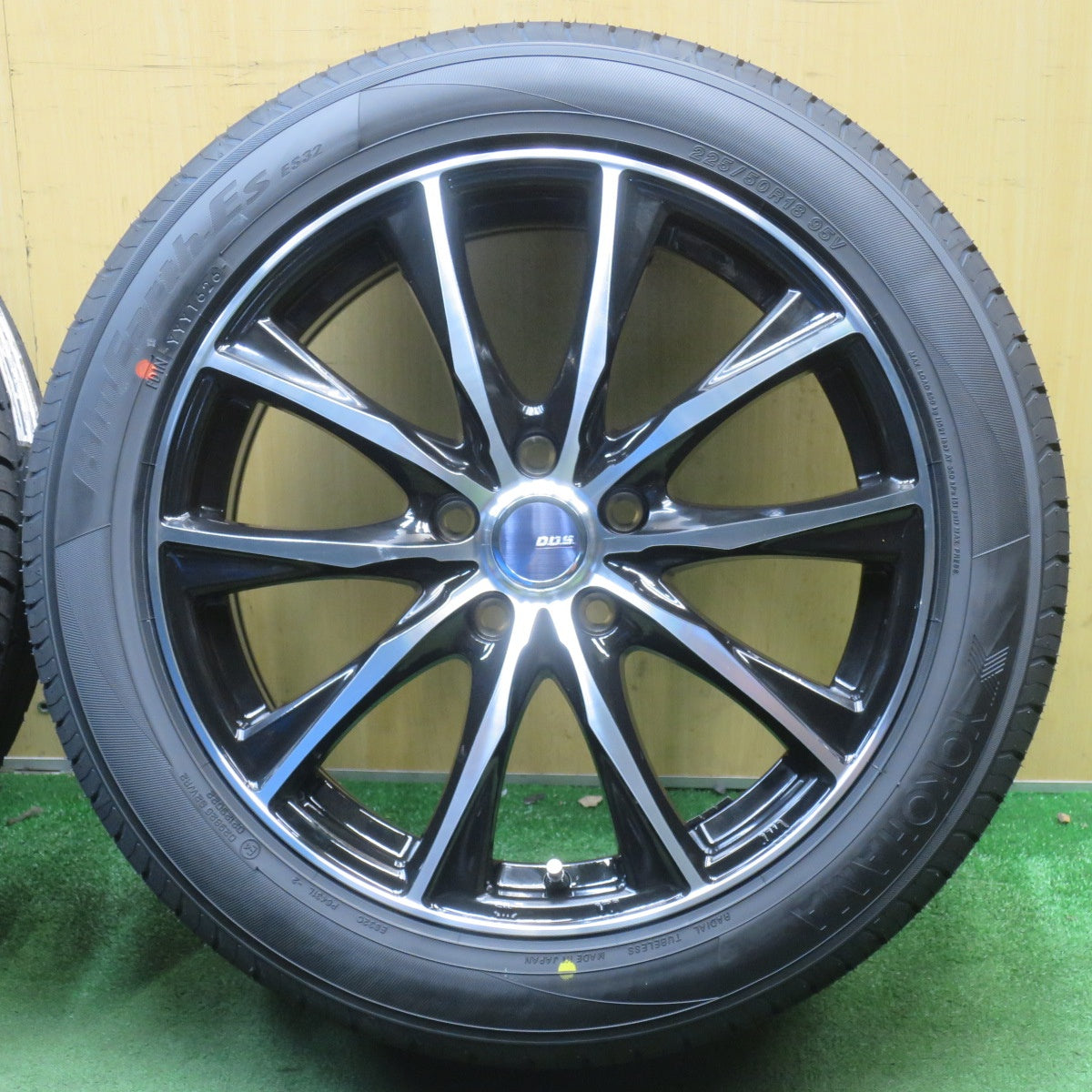 未使用！26年◎225/50R18 ヨコハマ BluEarth-ES ES32 D.O.S. DOS ブルーアース 18インチ PCD114.3/5H◎6060201NJノ