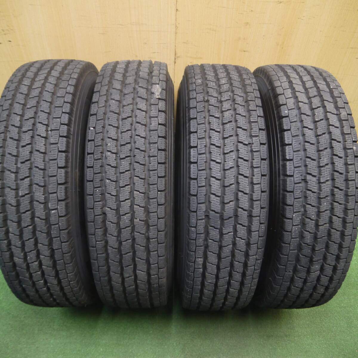 タイヤほぼ未使用！21年★ダイハツ ライトエース タウンエース 等 純正 スチール 165/80R13 94/93N スタッドレス ヨコハマ アイスガード iG91 13インチ PCD114.3/5H★5022512Hス