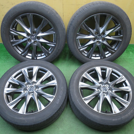 キレイ！22年★マツダ CX-8 Lパッケージ 純正 225/55R19 トーヨー プロクセス R46 19インチ CX8 PCD114.3/5H★6021704NJノ
