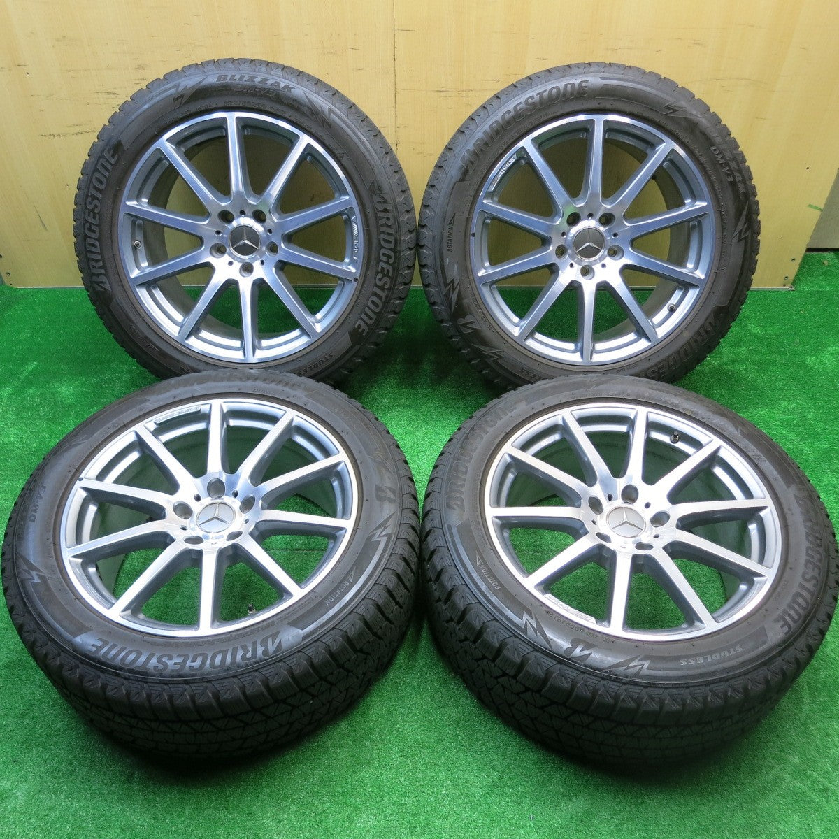 バリ溝！キレイ！9分★ベンツ Gクラス W463 A G63 ゲレンデ 純正 AMG 275/50R20 スタッドレス ブリヂストン ブリザック DM-V3 20インチ PCD130/5H★5100911HAス