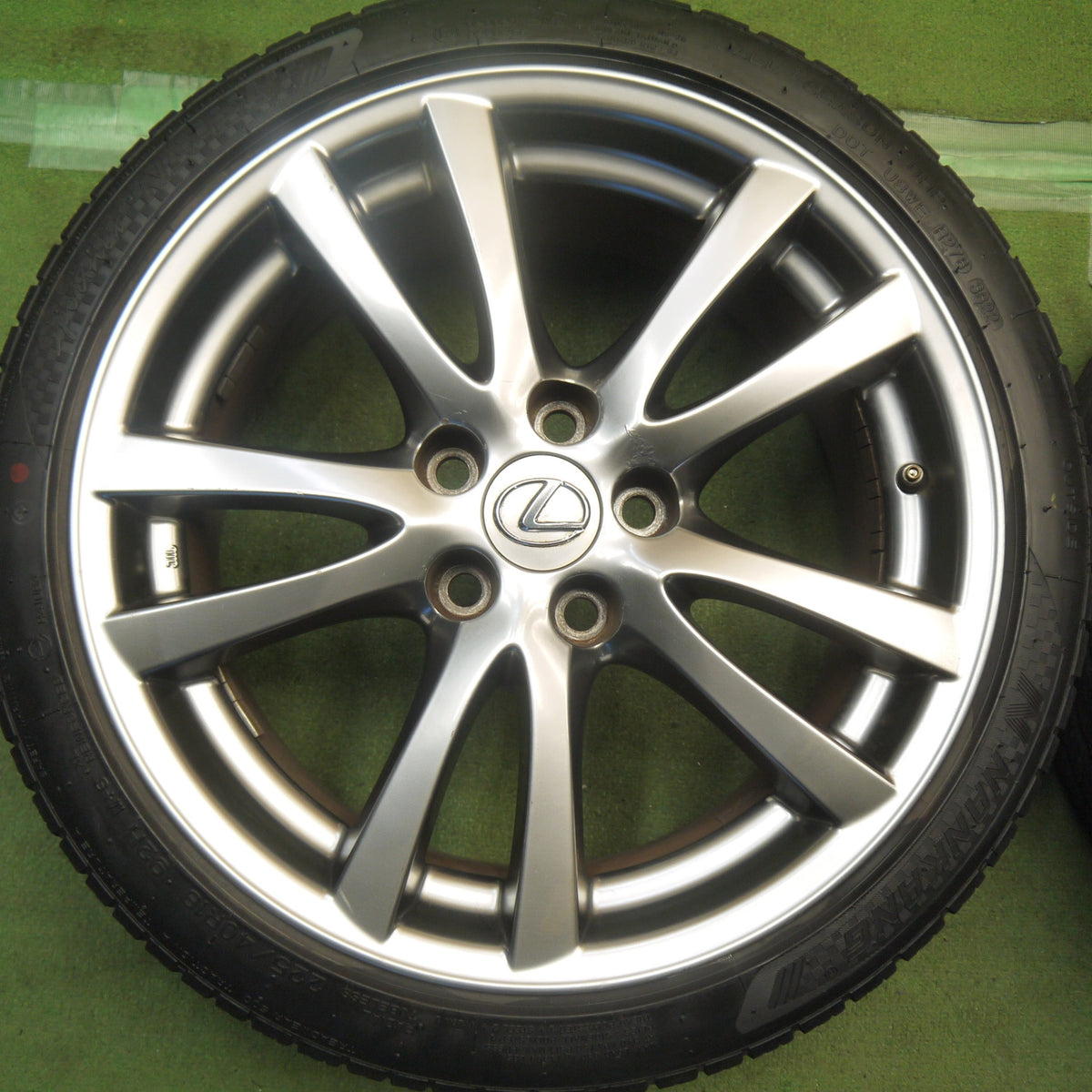 4本価格！22年◎レクサス IS 純正 225/40R18 255/40R18 ナンカン Sportnex NS-25 18インチ PCD114.3/5H◎6100501Hノ
