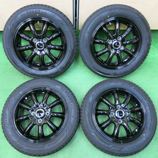 *送料無料* バリ溝！21年！キレイ！9.5分★スタッドレス 155/65R14 ヨコハマ アイスガード iG60 ZACK JP-209 MONZA 14インチ PCD100/4H★4052709イス