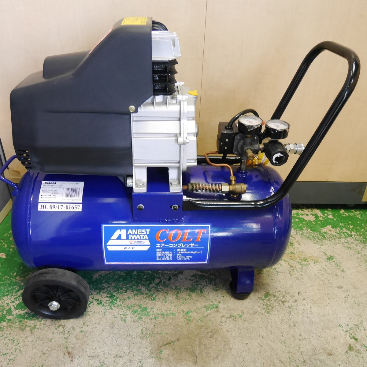 [送料無料] キレイ☆アネスト岩田 COLT エア コンプレッサー HX4004 エアー ツール 工具 コルト ANEST IWATA☆