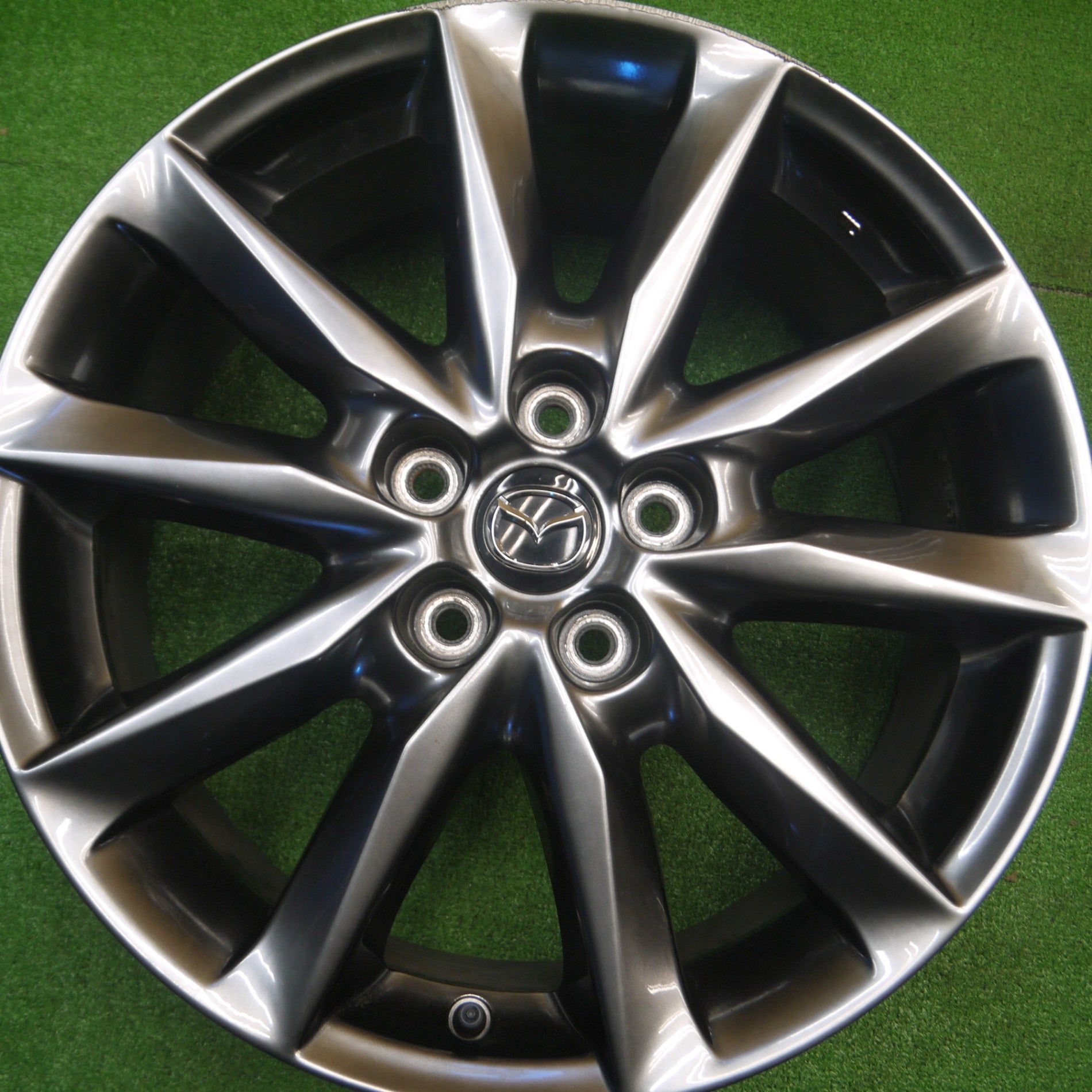 送料無料] キレイ☆マツダ BM系 アクセラ スポーツ 純正 ホイール 18