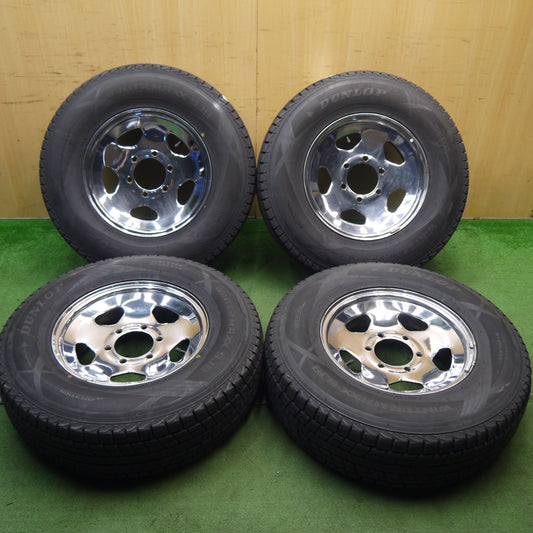 バリ溝！9.5分★スタッドレス 215/80R15 ダンロップ ウインターマックス SJ8 TOPY スチール 15インチ PCD139.7/6H★5071504Hス