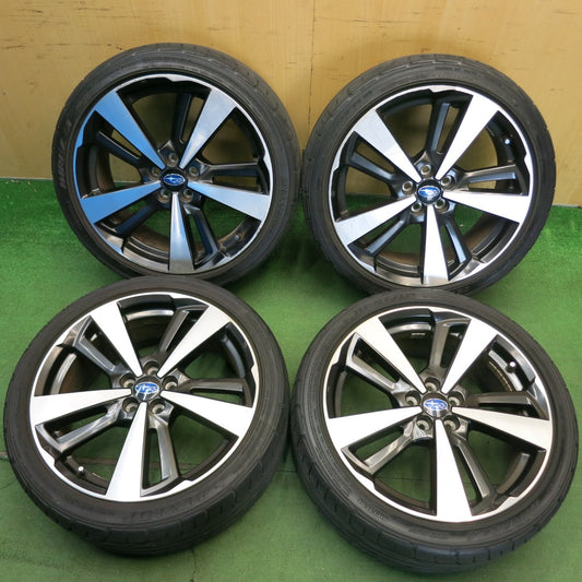 4本価格★スバル インプレッサ スポーツ 純正 225/40R18 ダンロップ DIREZZA DZ101 18インチ PCD100/5H★6052108HAノ