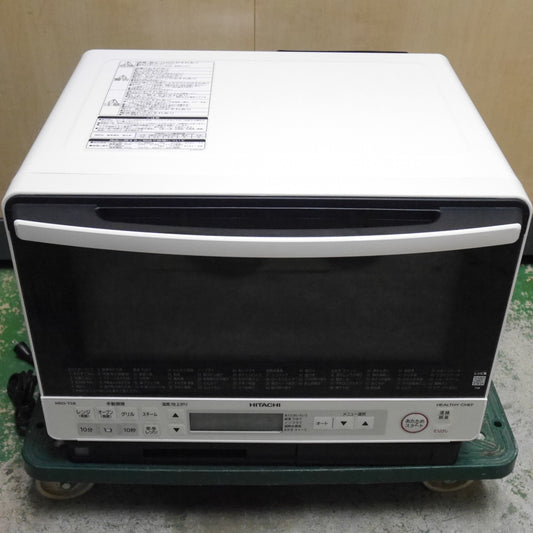 [送料無料] キレイ☆日立 スチーム オーブン レンジ ヘルシーシェフ MRO-TS8 過熱 水蒸気 電子 レンジ ホワイト 2017年製 HITACHI 100V☆