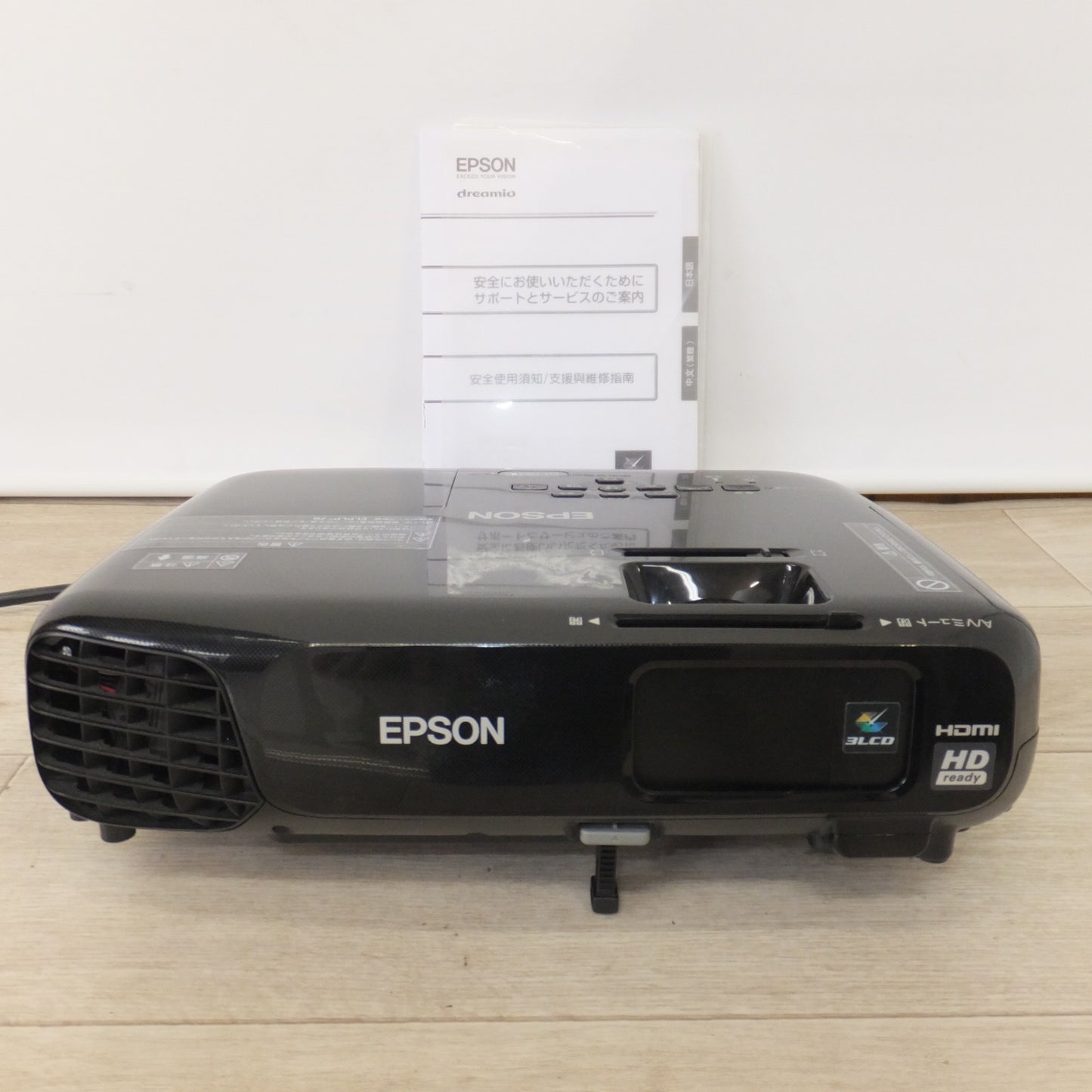 [送料無料] 現状品★エプソン EPSON ホームプロジェクター LCD PROJECTOR EH-TW410 H566D　100-240V～ 50/60Hz★