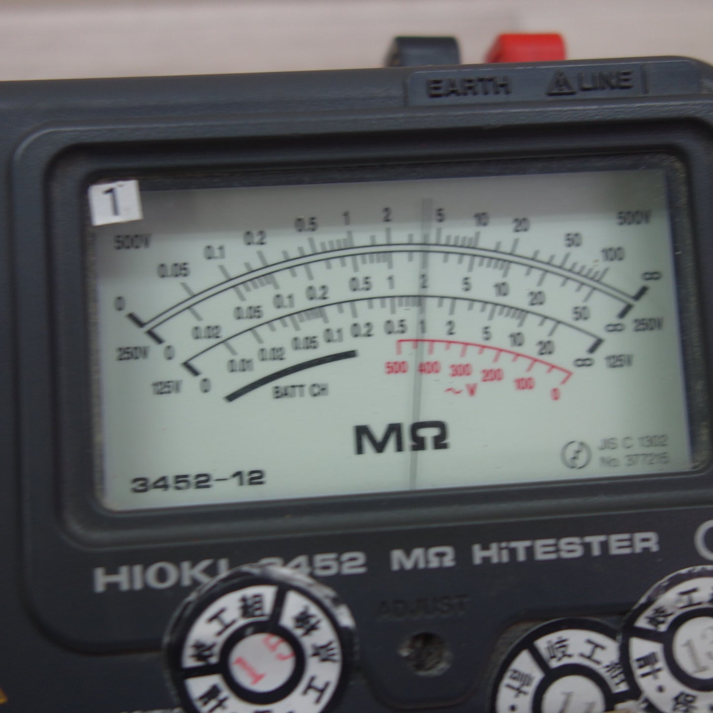[送料無料] ☆HIOKI 絶縁抵抗計 メグオーム ハイテスター 3452-12 MΩ ハイコーキ 測定器 現状品☆