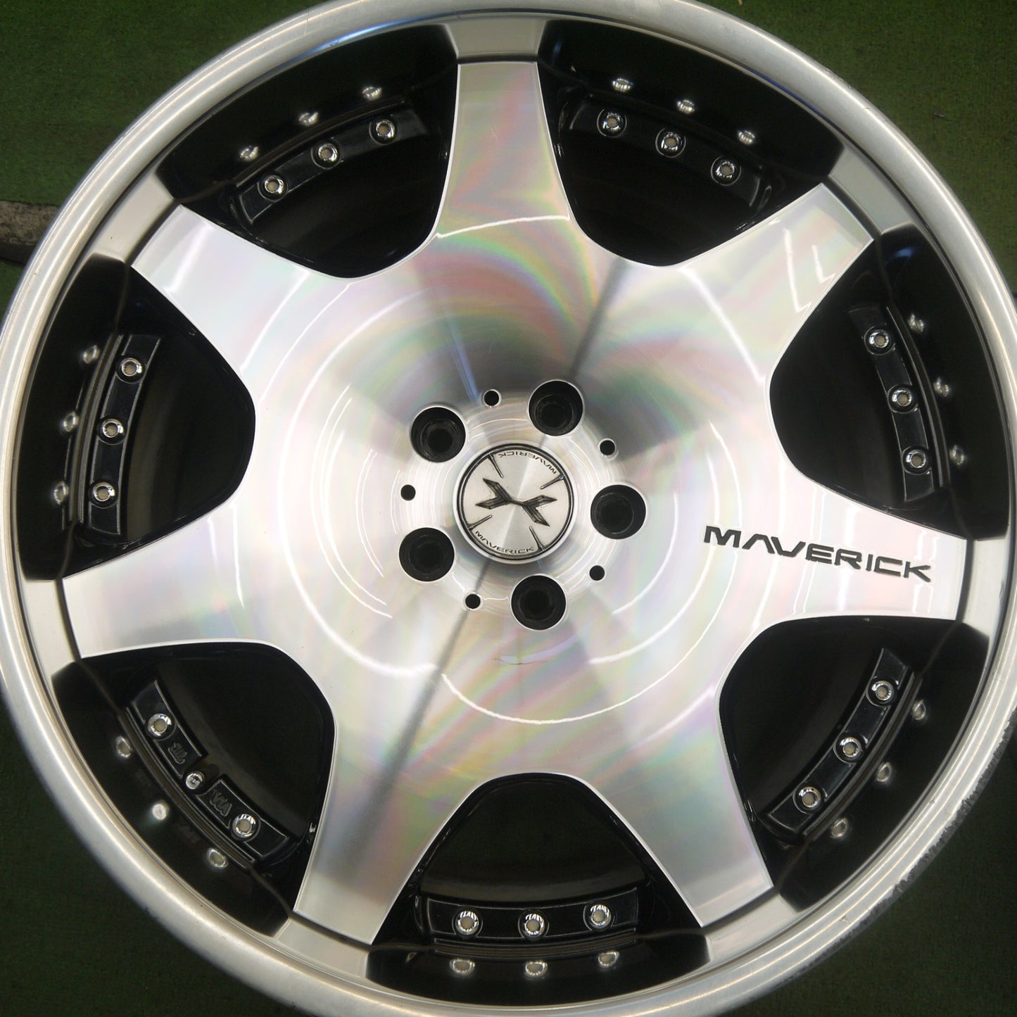 4本価格◎MAVERICK 607D weds 20インチ ホイール マーベリック ウェッズ 20×8.5J 20×9.5J PCD114.3/5H◎6081907Hホ