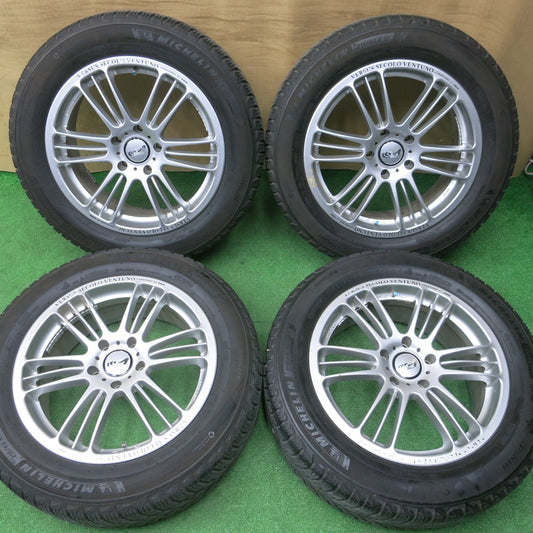 バリ溝！9分★RAYS VERSUS SECOLO VENTUNO 215/60R17 スタッドレス ミシュラン X-ICE SNOW レイズ ベルサス 17インチ PCD114.3/5H★6020602NKス