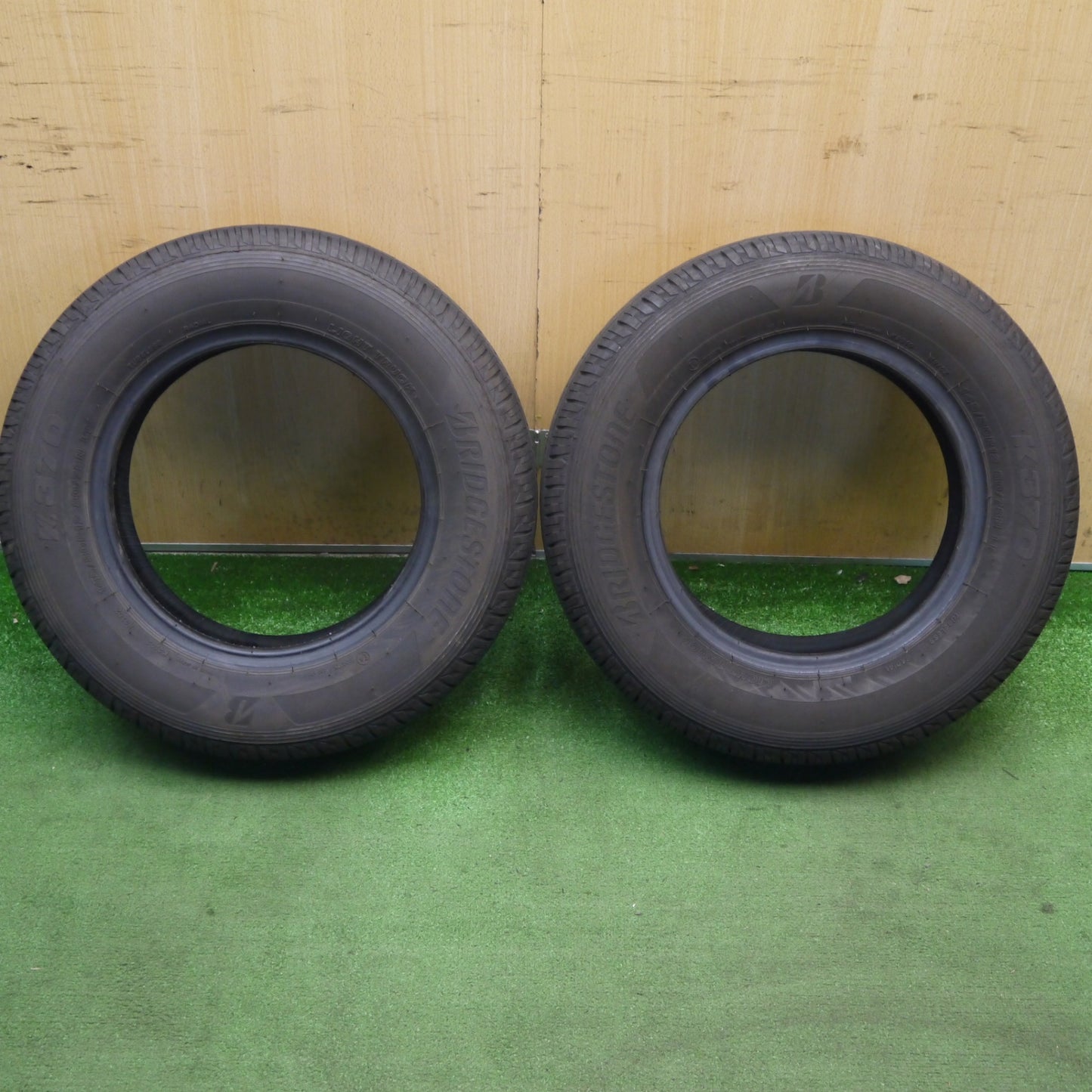 2本価格！25年★145/80R12 80/78N ブリヂストン K370 タイヤ 12インチ 軽 トラック 軽 バン 等★6060302KKノタ
