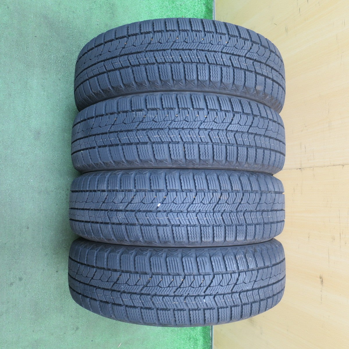 バリ溝！22年！9.5分以上★スズキ MR31S ハスラー 純正 165/60R15 スタッドレス トーヨー オブザーブ GIZ2 15インチ PCD100/4H★5092402NJス