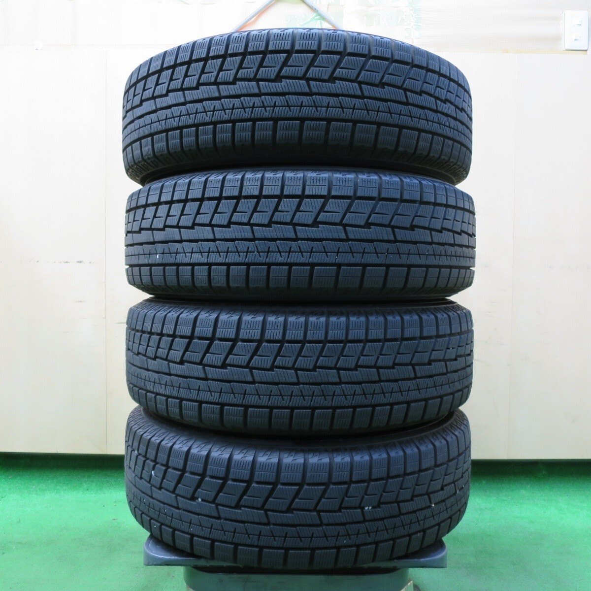 バリ溝！22年！9.5分★スタッドレス 185/65R15 ヨコハマ iG60 Double VI ECO LABEL KOSEI PCD100/4H★4061103イス