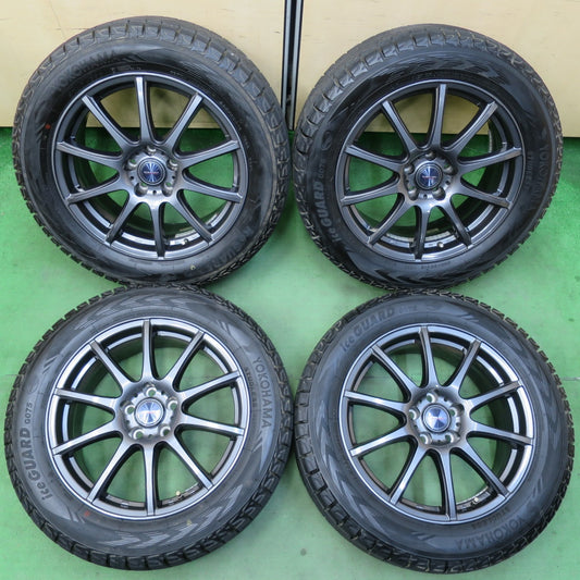 バリ溝！23年！キレイ！9.5分以上★スタッドレス 235/55R18 ヨコハマ アイスガード G075 VELVA CHARGE ヴェルヴァ 18インチ PCD114.3/5H★5040902イス