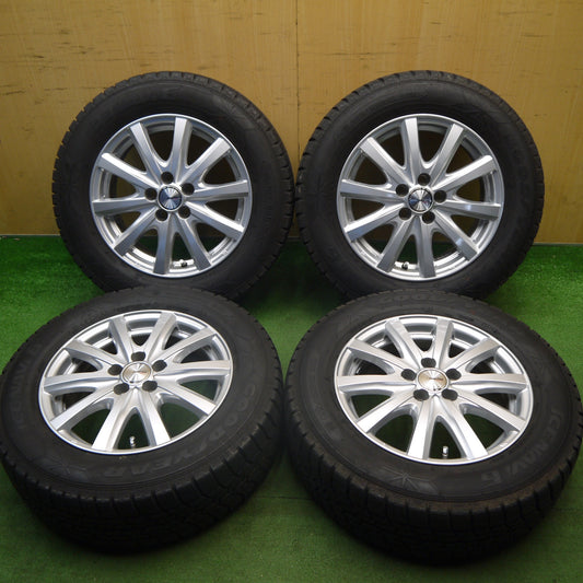 バリ溝！キレイ！8.5分★プリウス 等 195/65R15 スタッドレス グッドイヤー アイスナビ6 ravrion RS01 ラブリオン 15インチ PCD100/5H★6040703Hス