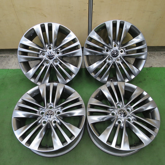 キレイ◎トヨタ 40系 アルファード Zグレード 純正 ホイール 18インチ 18×7J PCD120/5H◎6090101NGホ