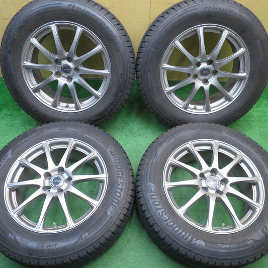 センサー付！バリ溝！23年！キレイ！9分★レクサス RX 等 235/65R18 スタッドレス ブリヂストン ブリザック DM-V3 ECO FORME SE-23 18インチ エコフォルム PCD114.3/5H★5110908NJス