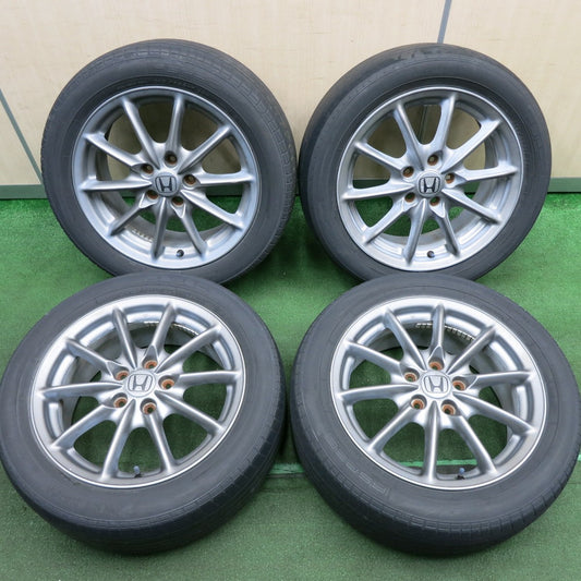 *送料無料* 4本価格★ホンダ RB オデッセイ アブソルート 純正 215/55R17 ヨコハマ ASPEC 17インチ PCD114.3/5H★4032410HAノ