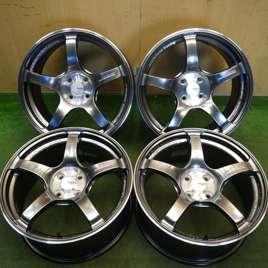 キレイ★ADVAN RACING TC-4 17インチ ホイール アドバン レーシング 17×7.5J PCD100/4H★6051902Hホ