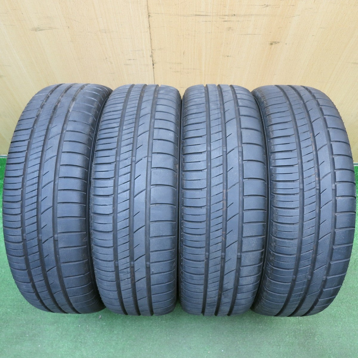 バリ溝！24年！9分★ダイハツ タント カスタム 純正 165/55R15 グッドイヤー EfficientGrip RVF02 15インチ PCD100/4H★6031407HAノ