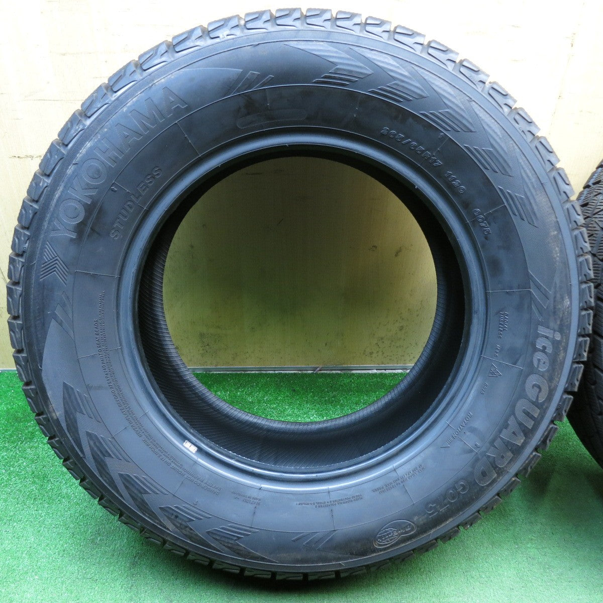 超バリ溝！9.5分以上◎スタッドレス 265/65R17 ヨコハマ アイスガード G075 タイヤ 17インチ ランクル プラド ハイラックス 等◎6092301KKスタ