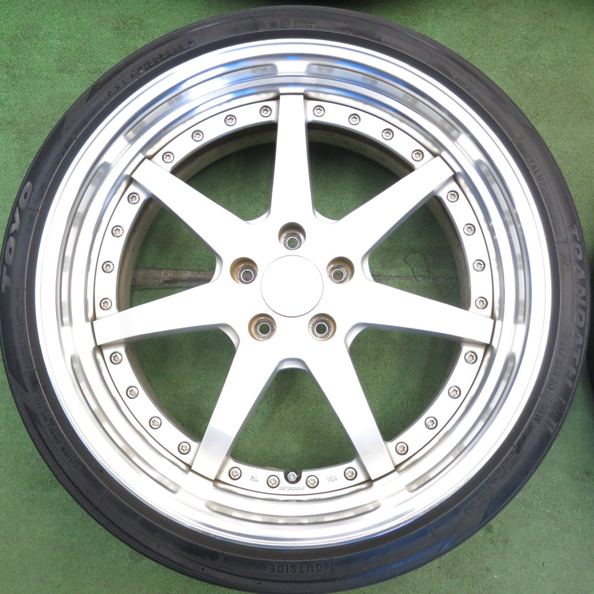 4本価格★WORK GNOSIS GS3-SR 245/35R20 トーヨー トランパス LuⅡ ワーク グノーシス 20インチ PCD114.3/5H★6053002HAノ