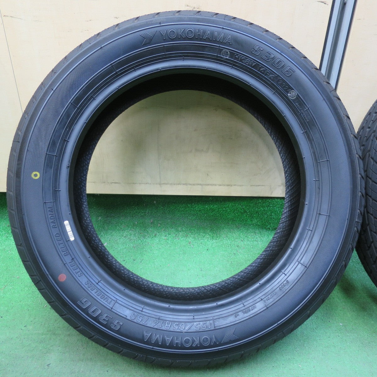 未使用！24年★155/65R14 ヨコハマ S306 タイヤ 14インチ スペーシア タント N-BOX ワゴンR 等★5071001イノタ