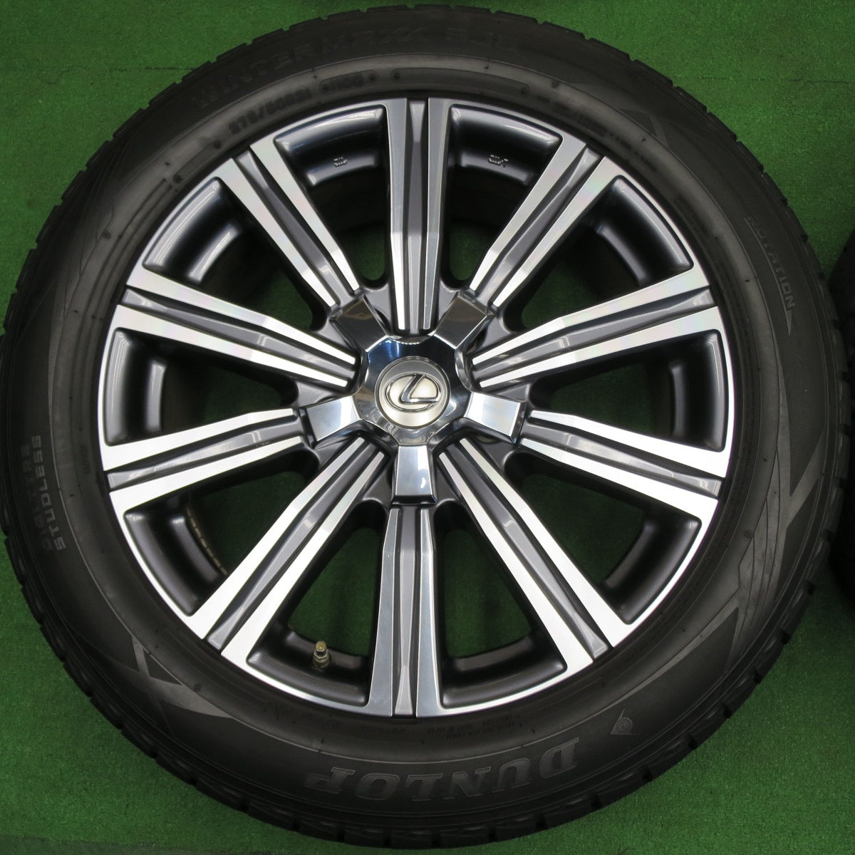 センサー付！バリ溝！9分★レクサス LX 570 純正 275/50R21 スタッドレス ダンロップ ウインターマックス SJ8 21インチ PCD150/5H★6041204NKス