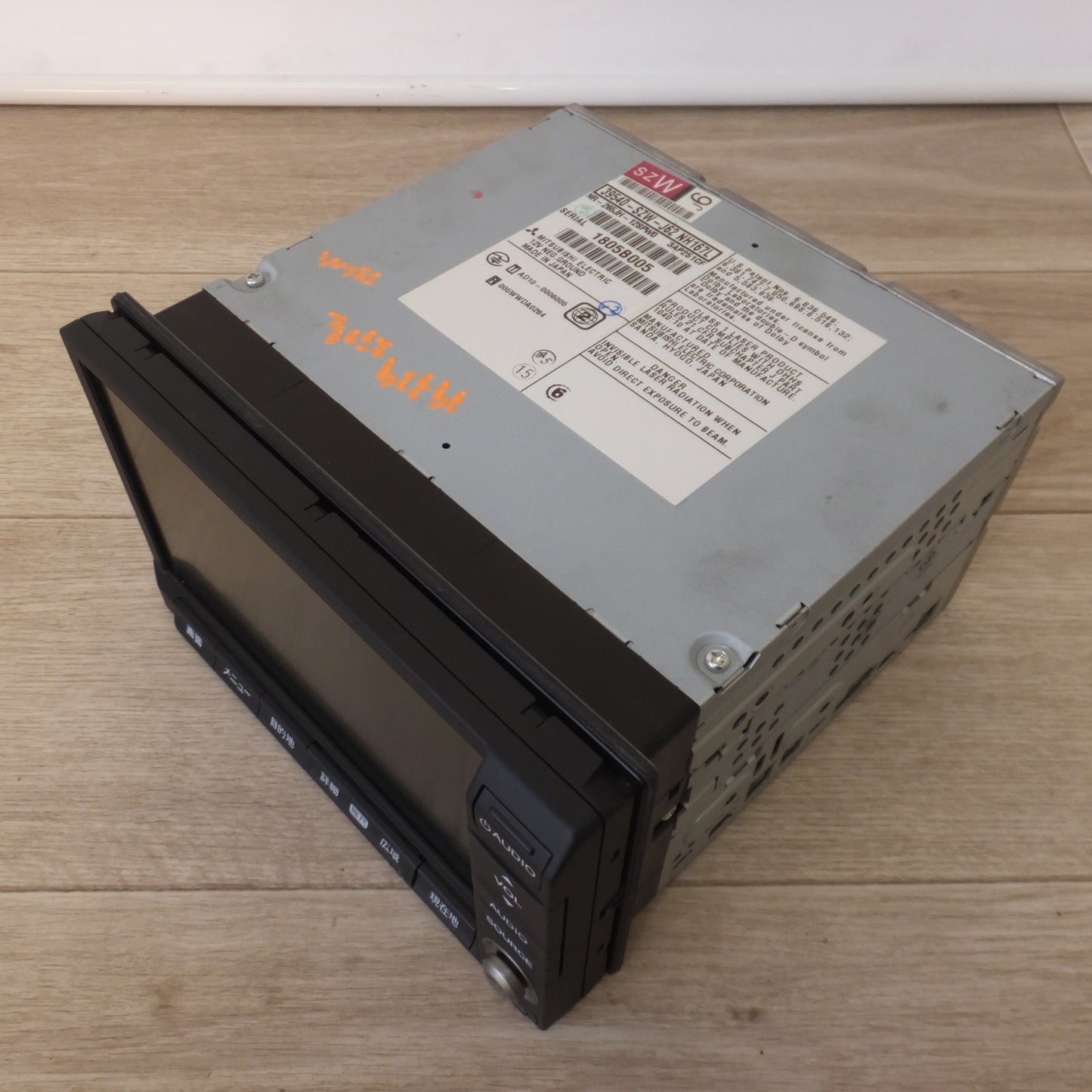 [送料無料] 現状品★三菱製 ホンダ 純正 ステップワゴン スパーダ RK5 RK6 HDDナビ 39540-SZW-J62 NH167L(9)★