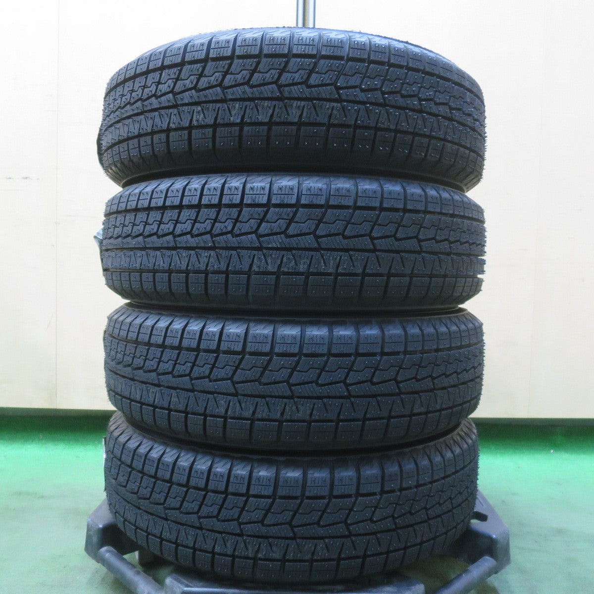 未使用！25年◎スタッドレス 155/65R14 ヨコハマ アイスガード iG70 BALMINUM AR12 バルミナ 14インチ PCD100/4H◎6080903イス