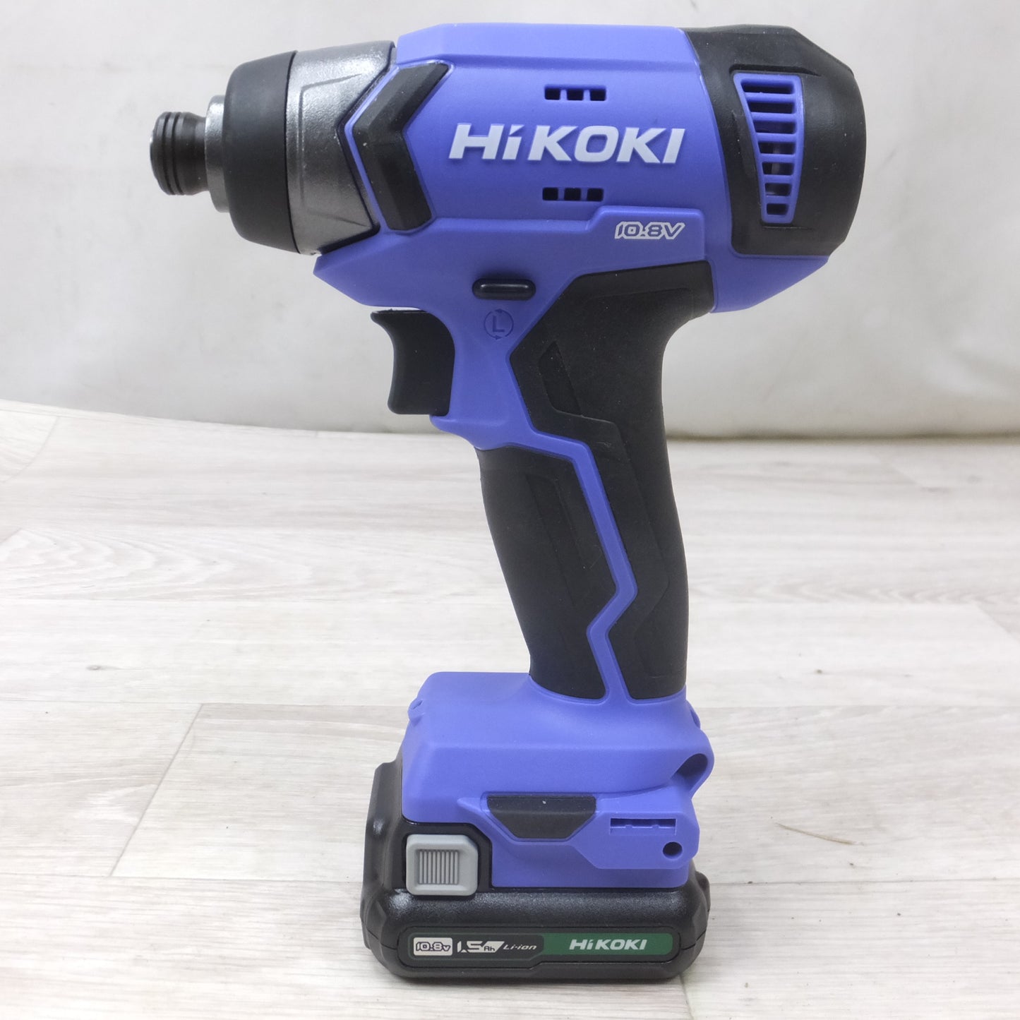 [送料無料] バッテリー2個！キレイ◆ハイコーキ HiKOKI コードレス インパクト ドライバー FWH12DAL 充電式 本体 充電器 電動 工具◆