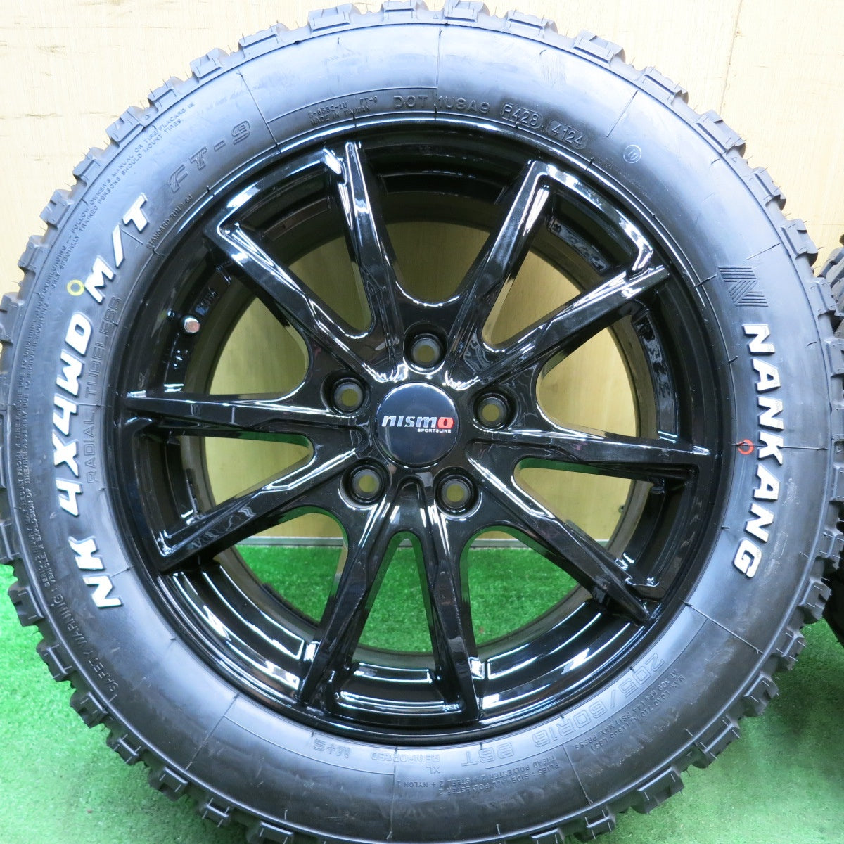 ほぼ未使用！24年！キレイ★205/60R16 ナンカン NK 4X4WD M/T FT-9 nismo SPORTSLINE ニスモ 16インチ PCD114.3/5H★5081003HAノ