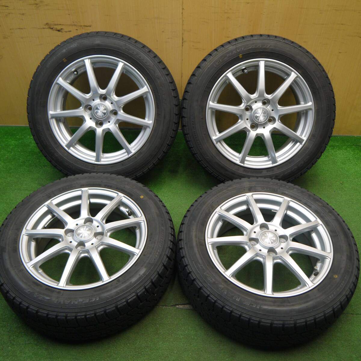 キレイ★スタッドレス 175/65R15 グッドイヤー アイスナビ ZEA2 ravrion ラブリオン 15インチ PCD100/4H★5040808Hス