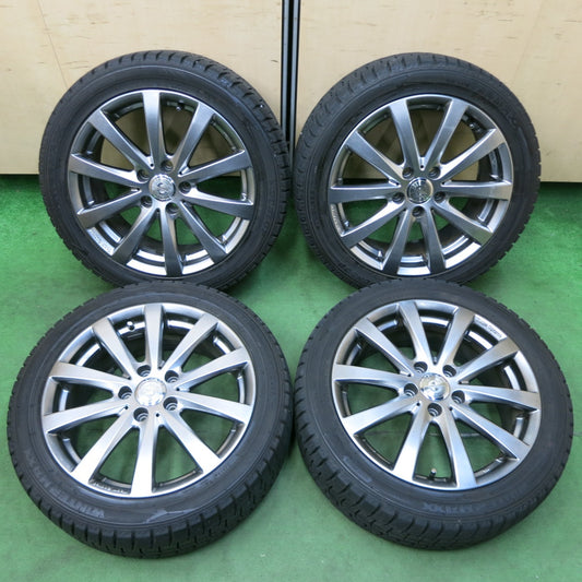 [送料無料] バリ溝！キレイ！9分★ワーゲン アウディ 等 225/45R17 スタッドレス ダンロップ ウインターマックス WM02 Team Sparco CRIMSON スパルコ クリムソン PCD112/5H★4112109SYス