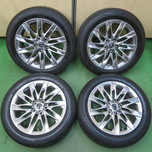 センサー付！バリ溝！キレイ！9分★レクサス LS 純正 245/50R19 スタッドレス ダンロップ ウインターマックス WM02 19インチ PCD120/5H★5053101イス