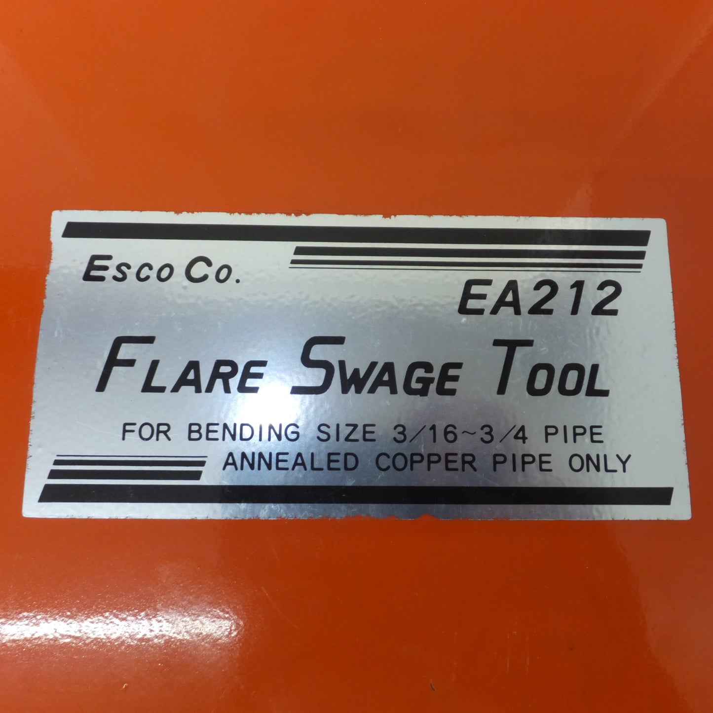 [送料無料] ★エスコ ESCO フレアーセージングツール FLARE SWAGE TOOL EA212★