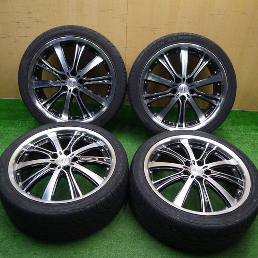 バリ溝！ほぼ10分★ANHELO KLEITOS M190 225/40R19 ATR SPORT アネーロ クレイトス 19インチ PCD114.3/5H★5103104Hノ